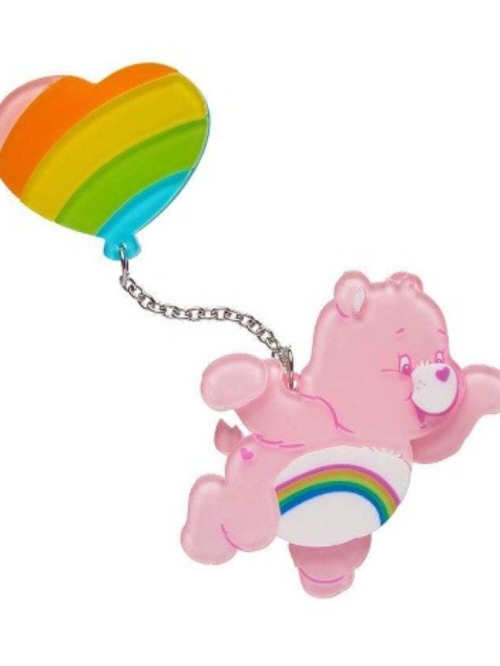 Erstwilder Care Bears Cheer Bear In The Sky Brooch. 80s nostalgia. joymaxxing.